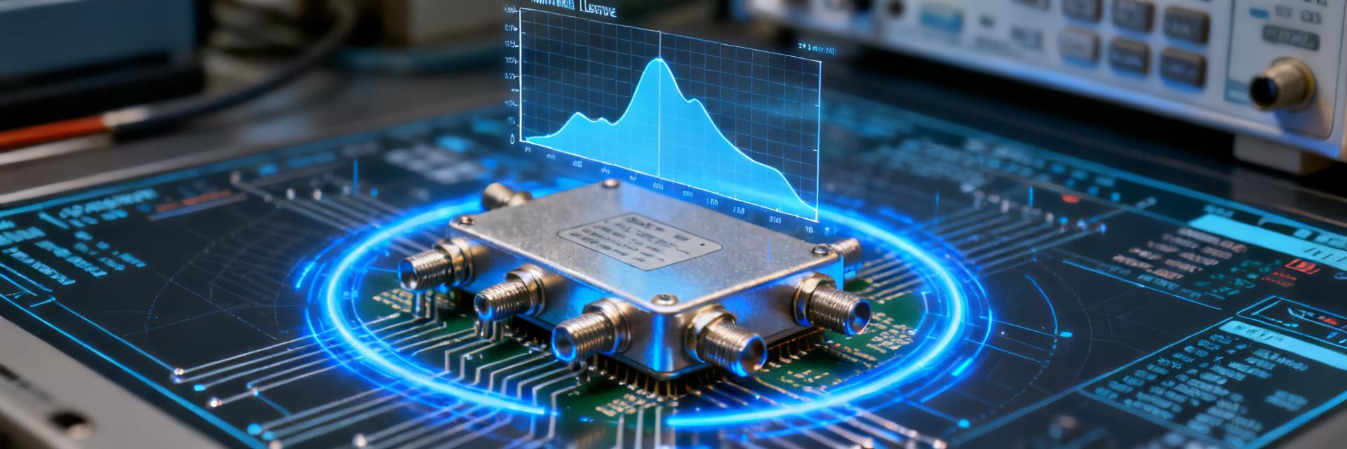 32-0164B-01 Parameter Details: Measured Insertion Loss Data for 1.1&ndash;1.7 GHz RF Power Splitter