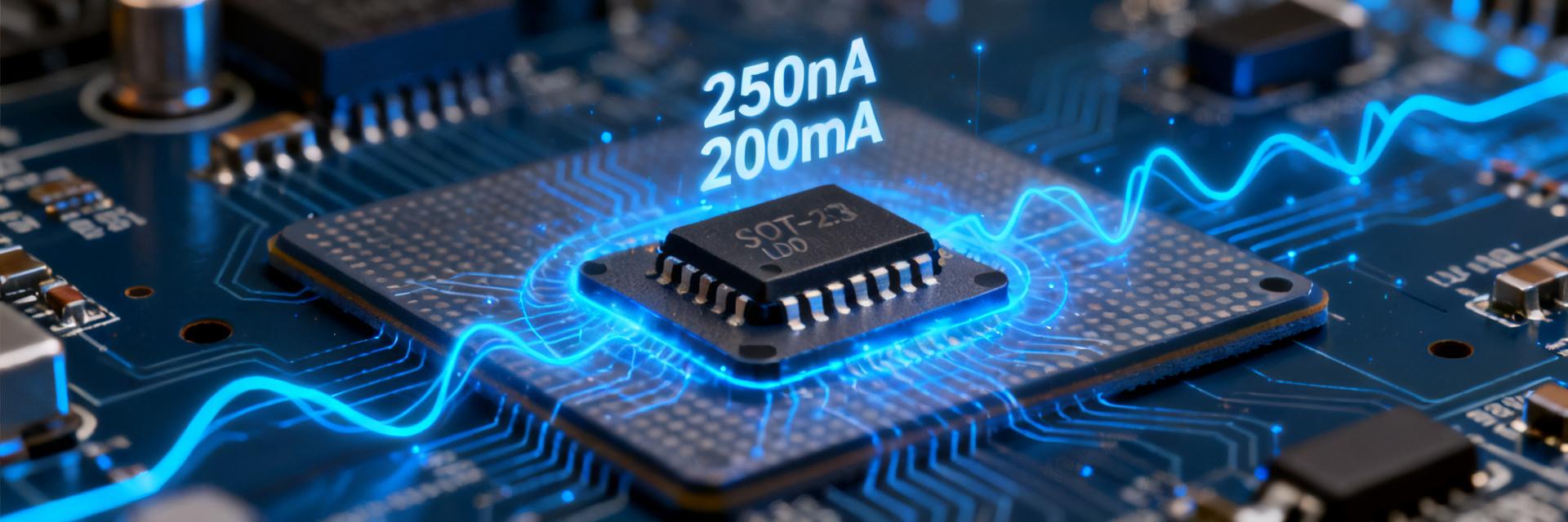 TLV7A0330PDBVR Practical Evaluation: How to Achieve 200mA Load Current with 250nA Quiescent Current? Key Parameters Breakdown